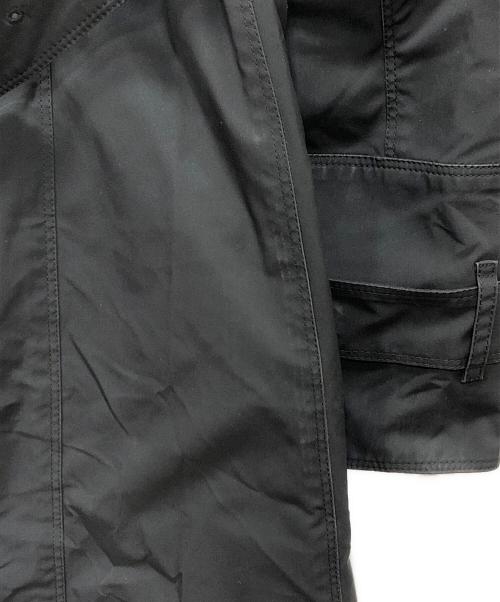 BURBERRY LONDON（バーバリーロンドン）BURBERRY LONDON (バーバリーロンドン) 裏ノバチェックファーコート ブラック サイズ:38の古着・服飾アイテム