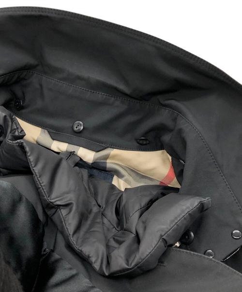 BURBERRY LONDON（バーバリーロンドン）BURBERRY LONDON (バーバリーロンドン) 裏ノバチェックファーコート ブラック サイズ:38の古着・服飾アイテム