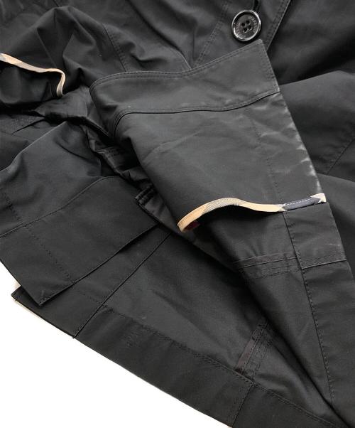 BURBERRY LONDON（バーバリーロンドン）BURBERRY LONDON (バーバリーロンドン) 裏ノバチェックファーコート ブラック サイズ:38の古着・服飾アイテム