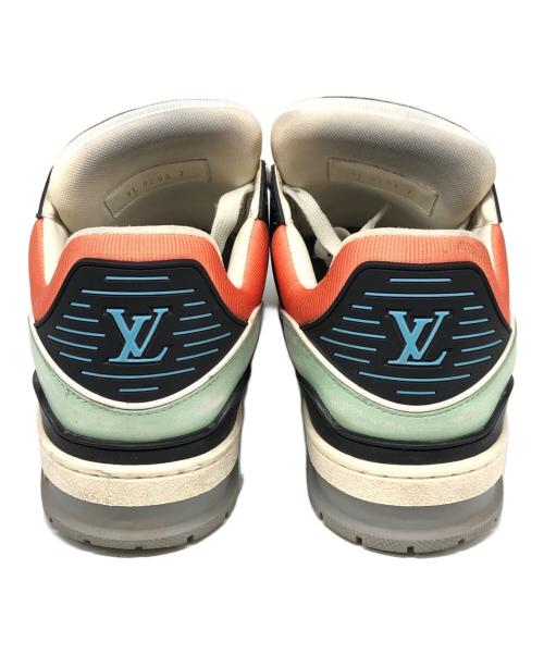 LOUIS VUITTON（ルイ ヴィトン）LOUIS VUITTON (ルイ ヴィトン) LV TRAINER SNEAKER ピンク サイズ:7の古着・服飾アイテム