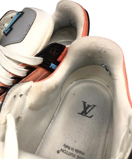 LOUIS VUITTON（ルイ ヴィトン）LOUIS VUITTON (ルイ ヴィトン) LV TRAINER SNEAKER ピンク サイズ:7の古着・服飾アイテム