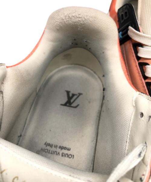 LOUIS VUITTON（ルイ ヴィトン）LOUIS VUITTON (ルイ ヴィトン) LV TRAINER SNEAKER ピンク サイズ:7の古着・服飾アイテム
