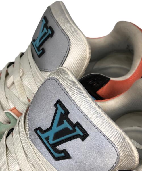LOUIS VUITTON（ルイ ヴィトン）LOUIS VUITTON (ルイ ヴィトン) LV TRAINER SNEAKER ピンク サイズ:7の古着・服飾アイテム