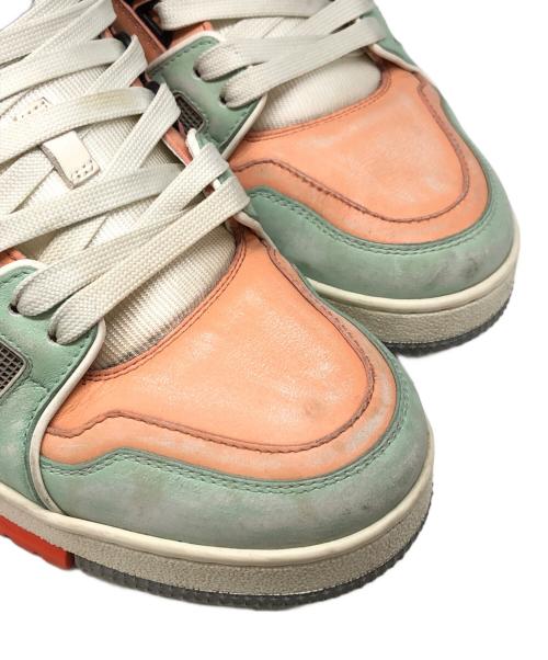 LOUIS VUITTON（ルイ ヴィトン）LOUIS VUITTON (ルイ ヴィトン) LV TRAINER SNEAKER ピンク サイズ:7の古着・服飾アイテム