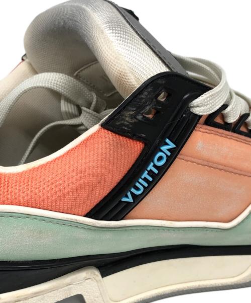 LOUIS VUITTON（ルイ ヴィトン）LOUIS VUITTON (ルイ ヴィトン) LV TRAINER SNEAKER ピンク サイズ:7の古着・服飾アイテム