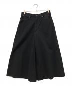 LAD MUSICIANラッドミュージシャン）の古着「12oz FLAT DENIM CROPPED」｜ブラック