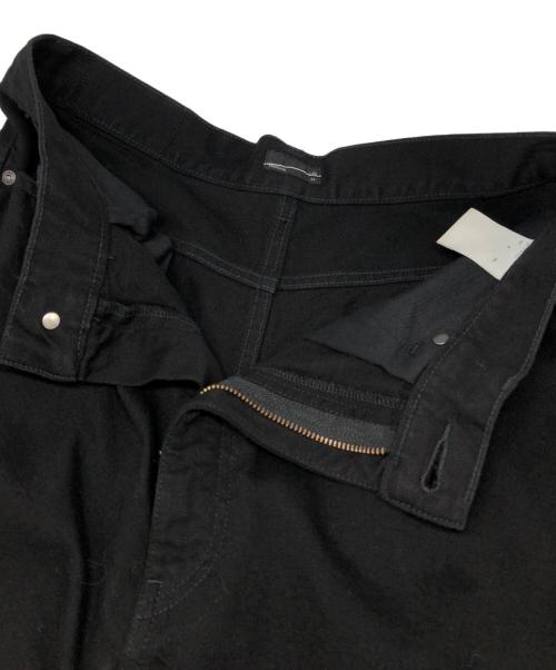 LAD MUSICIAN（ラッドミュージシャン）LAD MUSICIAN (ラッドミュージシャン) 12oz FLAT DENIM CROPPED ブラック サイズ:44の古着・服飾アイテム