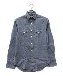 RRL（ダブルアールエル）の古着「ウエスタンシャツ」｜ネイビー