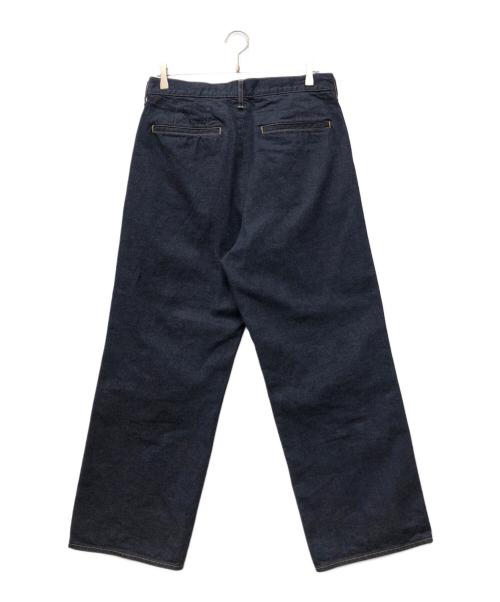 afiit（アフィット）Afiit (アフィット) ２タックデニムパンツ インディゴ サイズ:1の古着・服飾アイテム