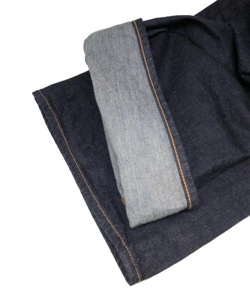 afiit（アフィット）Afiit (アフィット) ２タックデニムパンツ インディゴ サイズ:1の古着・服飾アイテム