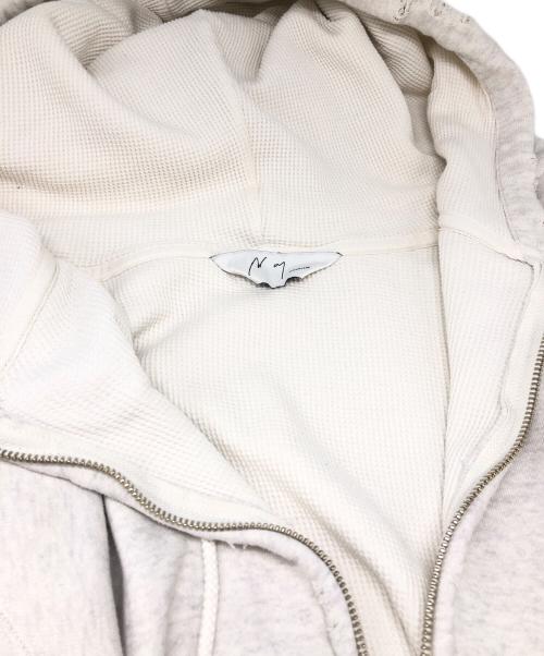 ANCELLM（アンセルム）ANCELLM (アンセルム) ZIP-UP HOODIE アイボリー サイズ:OSの古着・服飾アイテム