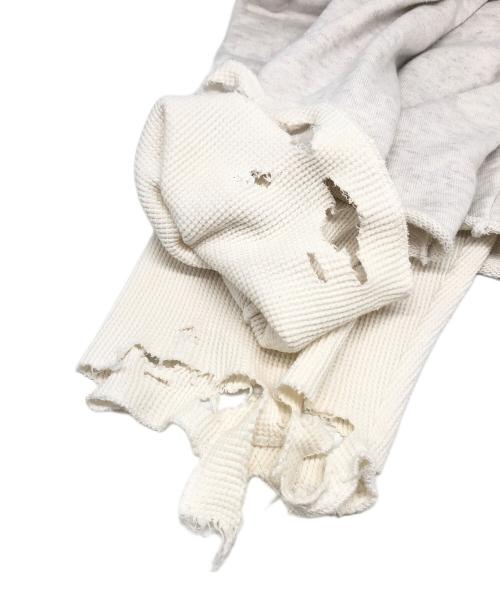 ANCELLM（アンセルム）ANCELLM (アンセルム) ZIP-UP HOODIE アイボリー サイズ:OSの古着・服飾アイテム
