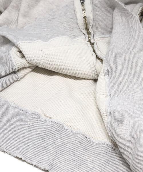 ANCELLM（アンセルム）ANCELLM (アンセルム) ZIP-UP HOODIE アイボリー サイズ:OSの古着・服飾アイテム