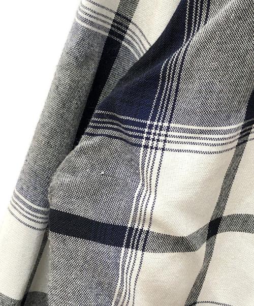 afiit（アフィット）afiit (アフィット) CHECK SHIRT ネイビー サイズ:2の古着・服飾アイテム