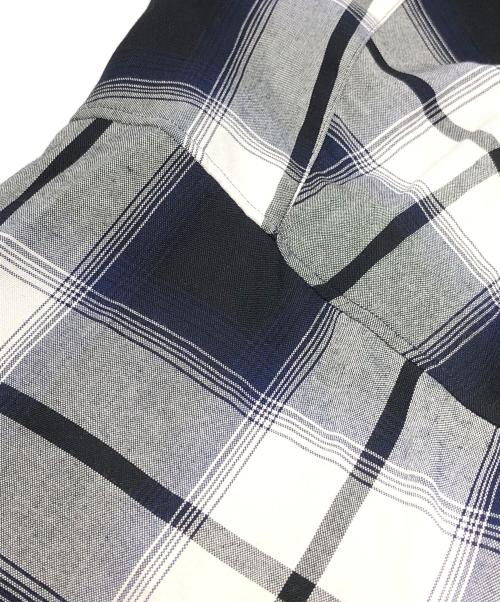afiit（アフィット）afiit (アフィット) CHECK SHIRT ネイビー サイズ:2の古着・服飾アイテム