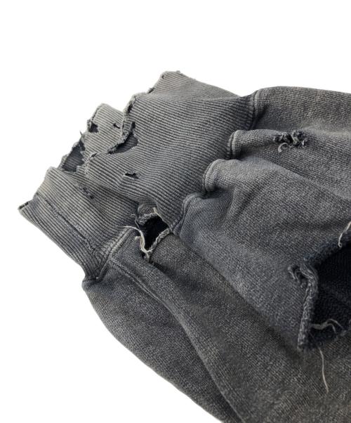 ANCELLM（アンセルム）ANCELLM (アンセルム) AGING CRASH HOODIE ブラック サイズ:Sの古着・服飾アイテム