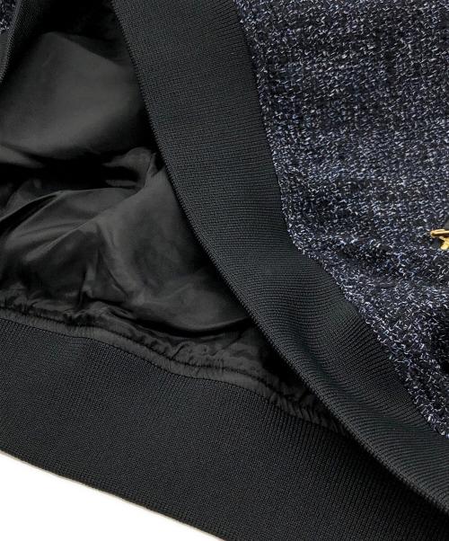 CULLNI（クルニ）CULLNI (クルニ) Butcher Tweed MA-1 ネイビー サイズ:1の古着・服飾アイテム