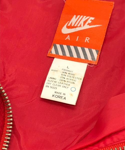 NIKE（ナイキ）NIKE (ナイキ) レザー切替ウールジップジャケット ブラック サイズ:Lの古着・服飾アイテム