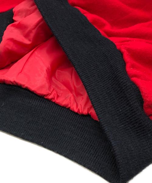 NIKE（ナイキ）NIKE (ナイキ) レザー切替ウールジップジャケット ブラック サイズ:Lの古着・服飾アイテム