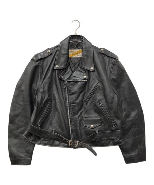 Schott（ショット）Schott (ショット) ダブルライダースジャケット ブラック サイズ:下記参照の古着・服飾アイテム