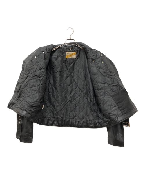 Schott（ショット）Schott (ショット) ダブルライダースジャケット ブラック サイズ:下記参照の古着・服飾アイテム