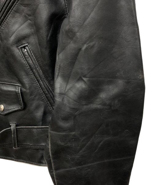 Schott（ショット）Schott (ショット) ダブルライダースジャケット ブラック サイズ:下記参照の古着・服飾アイテム