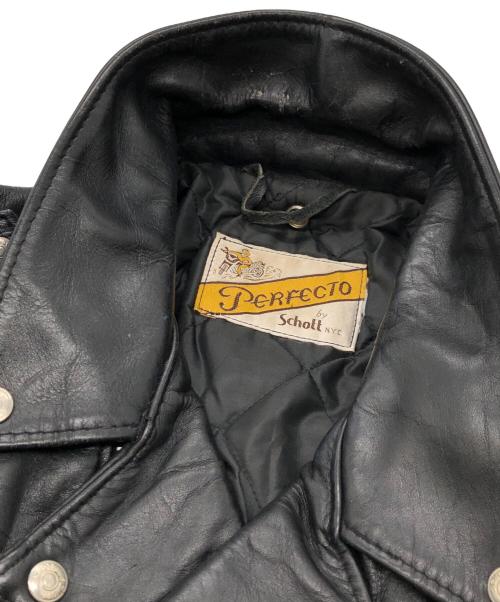 Schott（ショット）Schott (ショット) ダブルライダースジャケット ブラック サイズ:下記参照の古着・服飾アイテム