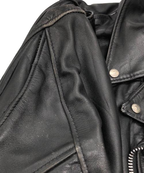 Schott（ショット）Schott (ショット) ダブルライダースジャケット ブラック サイズ:下記参照の古着・服飾アイテム
