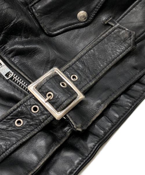 Schott（ショット）Schott (ショット) ダブルライダースジャケット ブラック サイズ:下記参照の古着・服飾アイテム