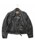 Schott（ショット）の古着「ダブルライダースジャケット」｜ブラック