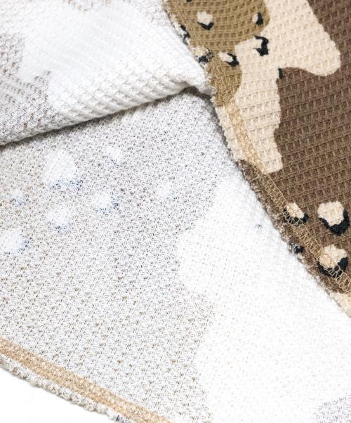 stussy（ステューシー）stussy (ステューシー) RAGLAN THERMAL LS CREW ベージュ サイズ:XSの古着・服飾アイテム