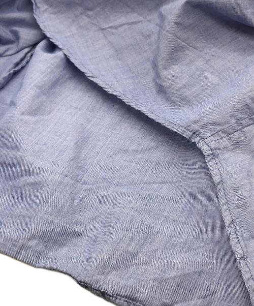 confect（コンフェクト）confect (コンフェクト) ブロードストライプ切替バンドカラーシャツ ネイビー サイズ:3の古着・服飾アイテム