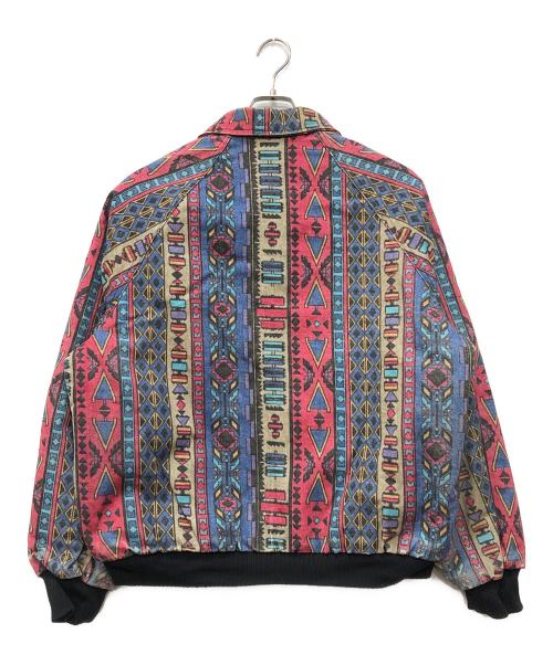 KEY（キービジュアルアーツ）KEY (キービジュアルアーツ) 総柄ダックジャケット インディゴ サイズ:Lの古着・服飾アイテム