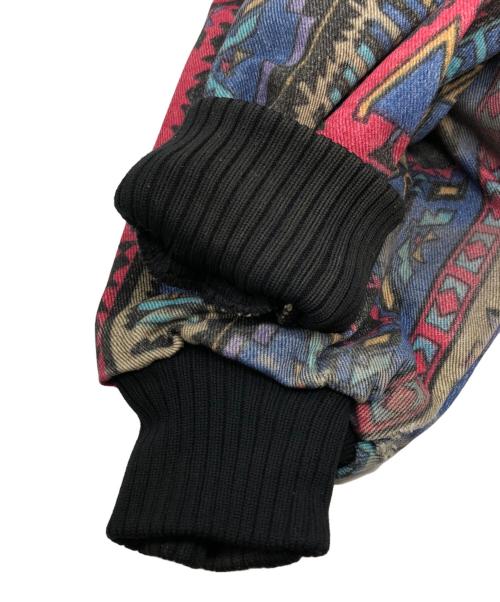 KEY（キービジュアルアーツ）KEY (キービジュアルアーツ) 総柄ダックジャケット インディゴ サイズ:Lの古着・服飾アイテム