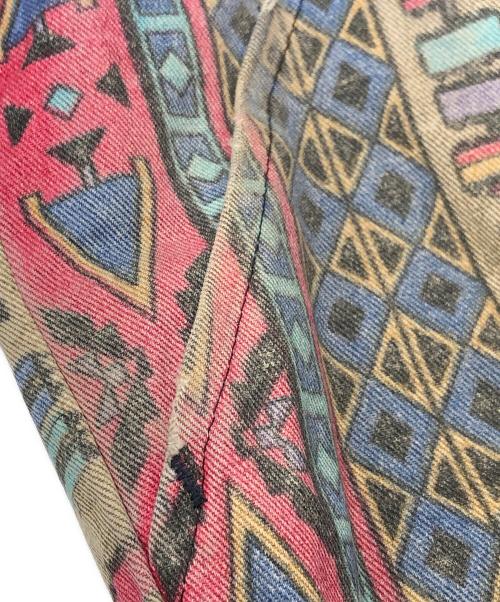 KEY（キービジュアルアーツ）KEY (キービジュアルアーツ) 総柄ダックジャケット インディゴ サイズ:Lの古着・服飾アイテム