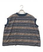 45Rフォーティファイブ・アール）の古着「ジャカードボーダーのＭキャミ」｜ネイビー