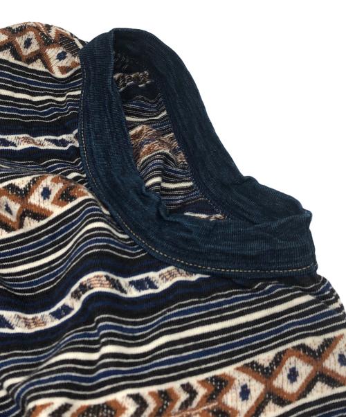 45R（フォーティファイブ・アール）45R (フォーティファイブ・アール) ジャカードボーダーのＭキャミ ネイビー サイズ:00の古着・服飾アイテム