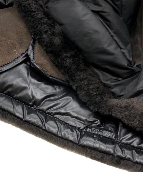 EMMETI（エンメティ）EMMETI (エンメティ) ムートンダウンジャケット ブラック サイズ:50の古着・服飾アイテム