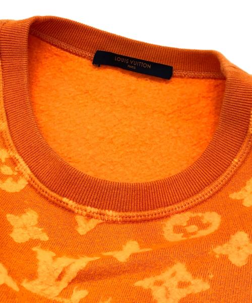 LOUIS VUITTON（ルイ ヴィトン）LOUIS VUITTON (ルイ ヴィトン) ジャガードクルーネックスウェット オレンジ サイズ:Mの古着・服飾アイテム