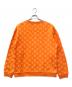 LOUIS VUITTON (ルイ ヴィトン) ジャガードクルーネックスウェット オレンジ サイズ:M：70000円