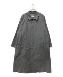Graphpaper（グラフペーパー）の古着「Double Cloth Peach Soutien Collar Coat」｜グレー