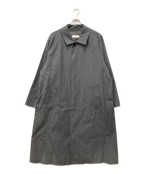 Graphpaper（グラフペーパー）Graphpaper (グラフペーパー) Double Cloth Peach Soutien Collar Coat グレー サイズ:2の古着・服飾アイテム