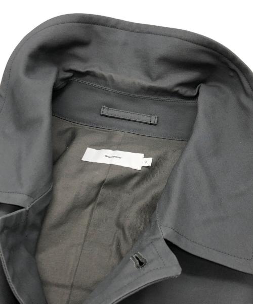 Graphpaper（グラフペーパー）Graphpaper (グラフペーパー) Double Cloth Peach Soutien Collar Coat グレー サイズ:2の古着・服飾アイテム