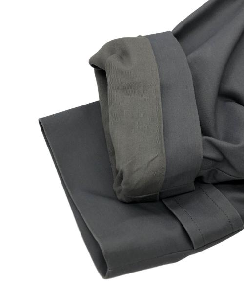 Graphpaper（グラフペーパー）Graphpaper (グラフペーパー) Double Cloth Peach Soutien Collar Coat グレー サイズ:2の古着・服飾アイテム