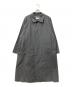 Graphpaper（グラフペーパー）の古着「Double Cloth Peach Soutien Collar Coat」｜グレー