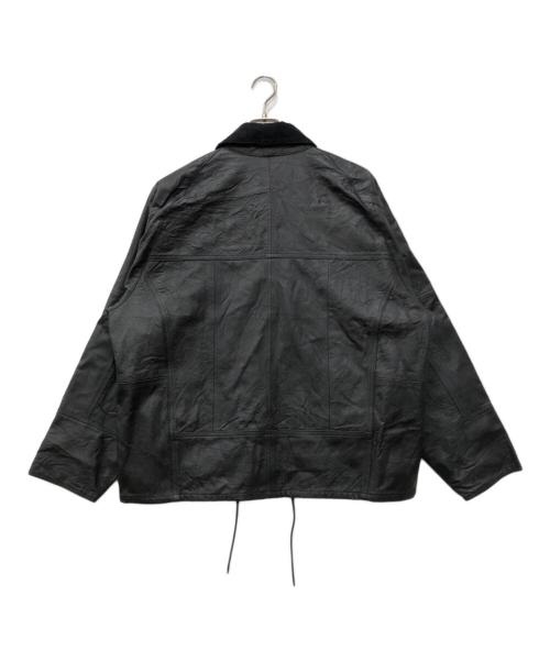 yoused（ユーズド）yoused (ユーズド) REMAKE LEATHER DRIVERS JACKET ブラック サイズ:2の古着・服飾アイテム