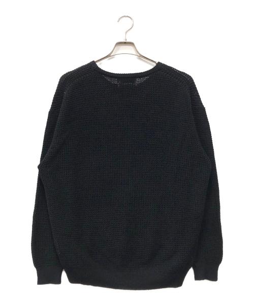 Graphpaper（グラフペーパー）Graphpaper (グラフペーパー) Linen SOLOTEX Knit ブラック サイズ:2の古着・服飾アイテム