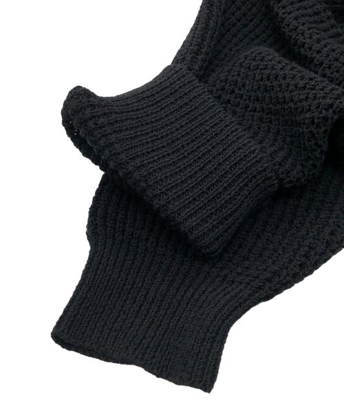 Graphpaper（グラフペーパー）Graphpaper (グラフペーパー) Linen SOLOTEX Knit ブラック サイズ:2の古着・服飾アイテム