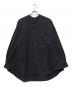 Graphpaper（グラフペーパー）の古着「Oxford Oversized Band Collar Shirt」｜ブラック