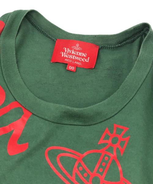 Vivienne Westwood RED LABEL（ヴィヴィアンウエストウッドレッドレーベル）Vivienne Westwood RED LABEL (ヴィヴィアンウエストウッドレッドレーベル) ノースリーブワンピース グリーン サイズ:Mの古着・服飾アイテム